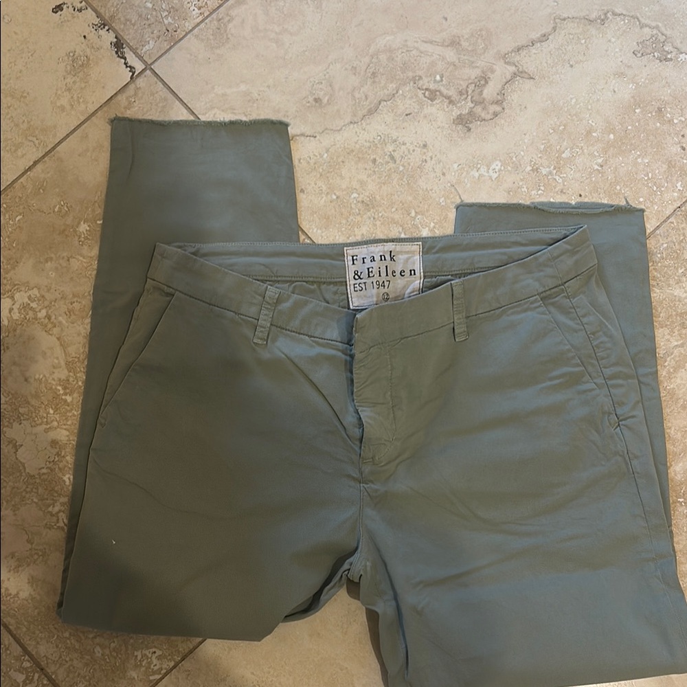Frank & Eileen women’s army Green Pants